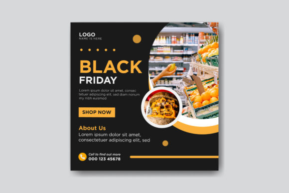 Download Black Friday Sales Facebook Template - Book Collection