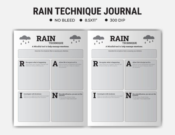 Download Rain Technique Therapy Notebook - Book Collection