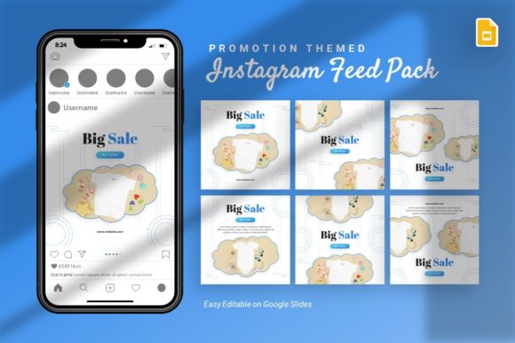 Download Instagram Feed - Promotion Google Slides - Feed Collection