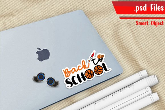 Download Macbook Sticker Mockup Psd Files - Book Collection
