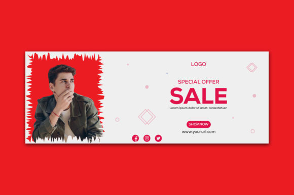 Download Special Offer Sale Facebook Cover Design - Book Collection