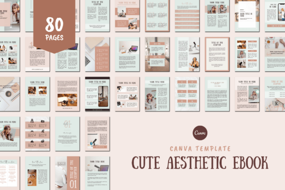 Download EBOOK Strawberry &amp; Mint CANVA TEMPLATE - Book Collection