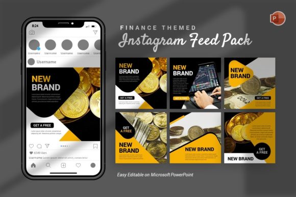 Download Instagram Feed - Finance Template - Feed Collection