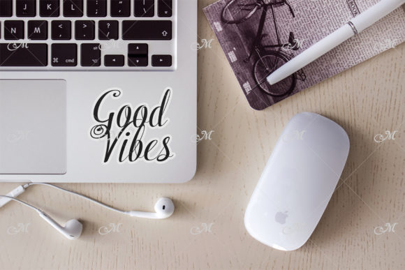 Download Macbook Styled Photo, Decal Mock-up - Book Collection