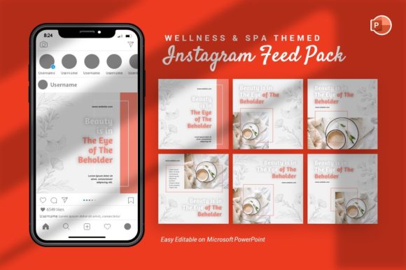Download Instagram Feed - Wellness Template - Feed Collection