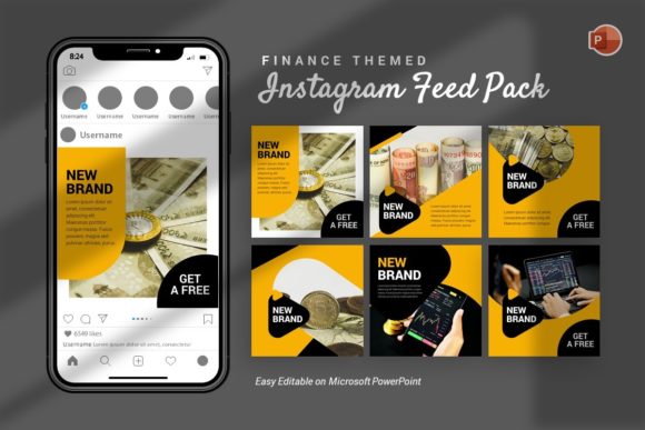 Download Instagram Feed - Finance Template - Feed Collection