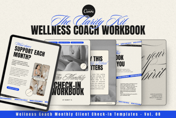 Download Coach Workbook Template in CANVA - Book Collection
