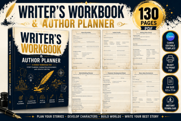 Download Writer's Workbook &amp; Author Planner - Book Collection