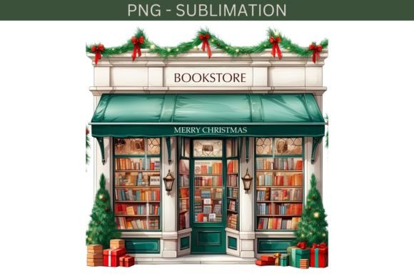 Download Merry Christmas PNG Green Book Store - Book Collection