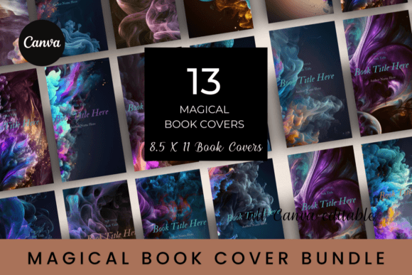 Download Magical Book Cover Bundle KDP Cover - Book Collection