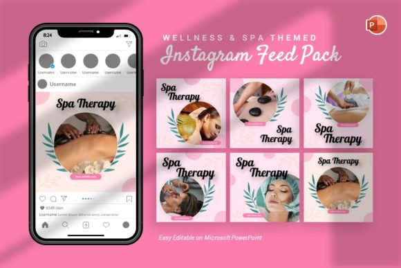 Download Instagram Feed - Wellness Template - Feed Collection