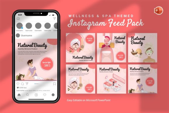 Download Instagram Feed - Wellness Template - Feed Collection
