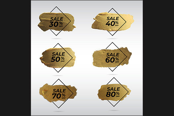 Download Gold Watercolor Brush with Sale Offer - Offer Collection